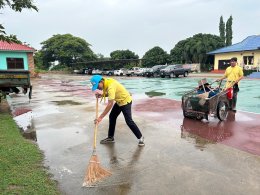 ร่วมกิจกรรม Super Big Cleaning ตามโครงการคัดเลือกการจัดการขยะมูลฝอยชุมชน อำเภอสะอาด จังหวัดลำพูน ประจำปี พ.ศ.2567