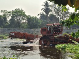 เข้าร่วมกิจกรรม Kick off "ร่วมใจกำจัดผักตบชวา คืนความสะอาดให้ลำน้ำกวง"