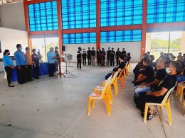 เปิดโครงการปฏิบัติงานของชุดรักษาความปลอดภัยหมู่บ้าน (ชรบ.) 