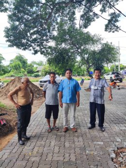 ลงพื้นที่สำรวจการปรับปรุงซ่อมแซมปรับภูมิทัศน์ปูตัวหนอน ณ ศาลาฮ่มขะจาว หมู่ที่ 4 บ้านสันมะโก