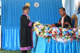 พิธีมอบใบประกาศนียบัตรแก่ผู้สำเร็จการศึกษา นักเรียนโรงเรียนผู้สูงอายุเทศบาลตำบลท่าเชียงทอง