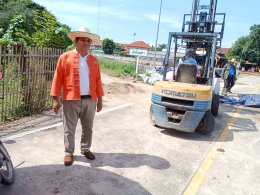 ลงพื้นที่ดำเนินการเคลื่อนย้ายแท่งแบริเออร์ กระสอบทราย เพื่อเปิดสะพานบริเวณ สะพานหน้าวัดอินทขิล สะพานหลังตลาดป่าซาง สะพานกองกู่