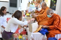 ทำบุญอาคารศูนย์พัฒนาคุณภาพชีวิต และส่งเสริมอาชีพผู้สูงอายุ เทศบาลตำบลท่าเชียงทอง (ศพอส.)