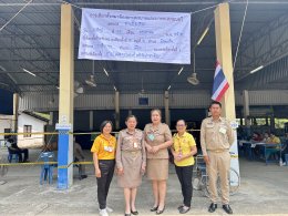 ออกตรวจเยี่ยมและสังเกตุการณ์ ณ หน่วยเลือกตั้ง ในเขตเทศบาลตำบลท่าเชียงทอง