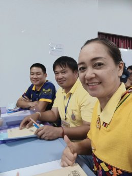 เข้าร่วมประชุมเชิงปฏิบัติการสำหรับสื่อสารความตระหนักรู้ในพื้นที่ เครือข่ายอาสาเพื่อเตือนภัยในชุมชน (ครู ก)