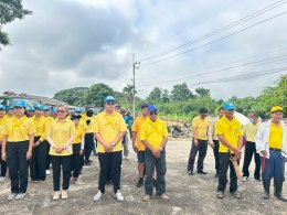 จัด"กิจกรรมปรับปรุงภูมิทัศน์ ตัดกิ่งไม้ที่บดบังทัศนะวิสัย จุดเสี่ยงอุบัติเหตุ ในเขตพื้นที่เทศบาลตำบลท่าเชียงทอง"