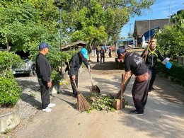 ร่วมกิจกรรมจิตอาสาพัฒนาวัดสันมะโก หมู่ที่ 4 ตำบลบ้านแป้น อำเภอเมืองลำพูน จังหวัดลำพูน