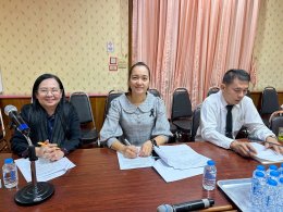 ประชุมคณะกรรมการศูนย์พัฒนาและฟื้นฟูคุณภาพชีวิตผู้สูงอายุและคนพิการ เทศบาลตำบลท่าเชียงทอง