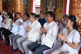เข้าร่วมงานสรงน้ำดำหัวกู่ครูบา อดีตเจ้าอาวาสวัดสันมะโก หลวงปู่ครูบาอินต๊ะ,หลวงปู่ครูบาสุวรรณ ท่านพระครูโสภิตศีลสังวร
