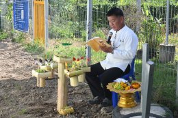 ทำบุญอาคารศูนย์พัฒนาคุณภาพชีวิต และส่งเสริมอาชีพผู้สูงอายุ เทศบาลตำบลท่าเชียงทอง (ศพอส.)