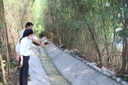 ลงพื้นที่ตรวจเยี่ยมโครงการซ่อมแซมคลองดาด