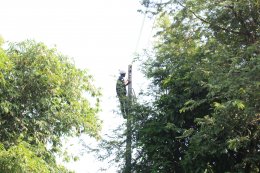 ลงพื้นที่สำรวจโครงการขยายเขตไฟฟ้าสาธารณะ