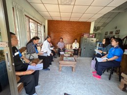 ลงพื้นที่ตรวจเยี่ยมบ้าน นายสมคิด วงค์เยาว์ ผู้ขอรับการประเมิน ครอบครัวร่มเย็นระดับจังหวัด