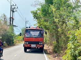 ลงพื้นที่ตรวจสอบเหตุเพลิงไหม้และร่วมสั่งการให้ระงับเหตุ