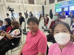 รับฟังการแถลงข่าว การจัดงาน การดูแลสุขภาพด้วย Digital Platform Lamphun Smart Health