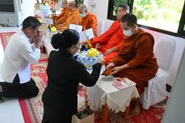ทำบุญอาคารศูนย์พัฒนาคุณภาพชีวิต และส่งเสริมอาชีพผู้สูงอายุ เทศบาลตำบลท่าเชียงทอง (ศพอส.)