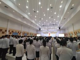 เข้าร่วมงานสโมสรสันนิบาตเฉลิมพระเกียรติพระบาทสมเด็จพระเจ้าอยู่หัว