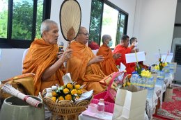 ทำบุญอาคารศูนย์พัฒนาคุณภาพชีวิต และส่งเสริมอาชีพผู้สูงอายุ เทศบาลตำบลท่าเชียงทอง (ศพอส.)
