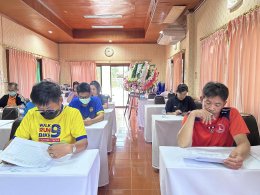 เข้าร่วมประชุมตรวจสอบและรับรองข้อมูลเกษตรผู้ประสบอุทกภัยในเขตพื้นที่เทศบาลตำบลท่าเชียงทอง