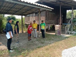 ลงพื้นที่ตรวจเยี่ยมการก่อสร้างบ้าน ตามงบประมาณกองทุนพัฒนาศักยภาพผู้พิการหมู่ที่ 4 บ้านสันมะโก ขององค์การบริหารส่วนจังหวัดลำพูน