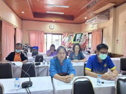 เข้าร่วมประชุมตรวจสอบและรับรองข้อมูลเกษตรผู้ประสบอุทกภัยในเขตพื้นที่เทศบาลตำบลท่าเชียงทอง