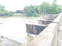 ติดตามสถานการณ์น้ำในแม่น้ำกวง เพื่อเป็นการเตรียมความพร้อมรับสถานการณ์อุทกภัยจากฝนตก