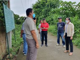 ติดตามสถานการณ์น้ำในแม่น้ำกวง เพื่อเป็นการเตรียมความพร้อมรับสถานการณ์อุทกภัยจากฝนตก