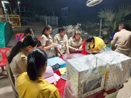 ดำเนินการรับมอบหีบบัตรเลือกตั้งและวัสดุอุปกรณ์ในการเลือกตั้ง และรวมผลการนับคะแนน