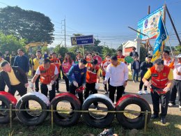 เข้าร่วมงานมหกรรมความปลอดภัย "หละปูนม่วนใจ๋ ปีใหม่ ไร้อุบัติเหตุ 2568" 