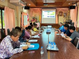 การประชุมผู้สมัครรับเลือกตั้งสมาชิกสภาเทศบาลและนายกเทศมนตรี ผ่านระบบ Zoom Meeting เพื่อชี้แจงข้อกฎหมาย ระเบียบ
