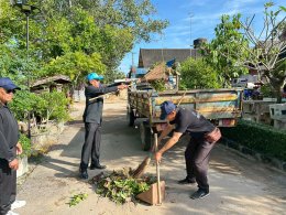 ร่วมกิจกรรมจิตอาสาพัฒนาวัดสันมะโก หมู่ที่ 4 ตำบลบ้านแป้น อำเภอเมืองลำพูน จังหวัดลำพูน