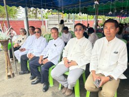 เข้าร่วมงานพิธีผูกพัทธสีมา ปิดทองฝังลูกนิมิต 