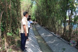 ลงพื้นที่ตรวจเยี่ยมโครงการซ่อมแซมคลองดาด
