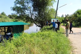 ลงพื้นที่สำรวจเครื่องสูบน้ำด้วยพลังงานไฟฟ้า