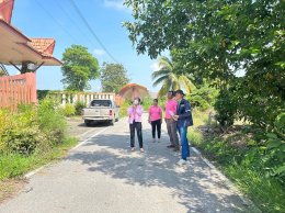 ลงพื้นที่สำรวจโครงการขยายเขตไฟฟ้าสาธารณะ