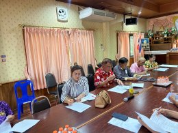 ประชุมชี้แจงรายละเอียดโครงการจัดงานประเพณีรดน้ำดำหัวผู้สูงอายุ ประจำปีงบประมาณ พ.ศ. 2567