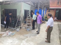ลงพื้นที่ตรวจเยี่ยมความคืบหน้าโครงการปรับสภาพแวดล้อมที่อยู่อาศัยสำหรับผู้สูงอายุ ประจำปีงบประมาณ พ.ศ. 2568 