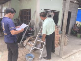 ลงพื้นที่ตรวจเยี่ยมความคืบหน้าโครงการปรับสภาพแวดล้อมที่อยู่อาศัยสำหรับผู้สูงอายุ ประจำปีงบประมาณ พ.ศ. 2568 