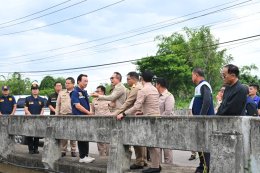 ลงพื้นที่ตรวจเยี่ยมการดำเนินการกำจัดวัชพืชในลำน้ำแม่ทา