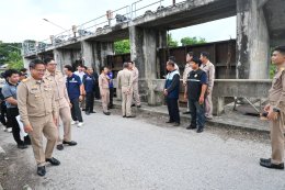 ลงพื้นที่ตรวจเยี่ยมการดำเนินการกำจัดวัชพืชในลำน้ำแม่ทา