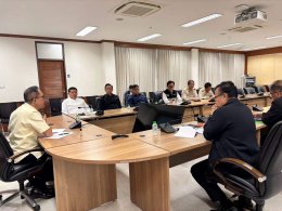ประชุมเพื่อปรึกษาหรือแนวทางการดำเนินการแก้ไขปัญหา และแนวทางการบริหารการจัดการลำน้ำแม่ทา