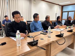 ประชุมเพื่อปรึกษาหรือแนวทางการดำเนินการแก้ไขปัญหา และแนวทางการบริหารการจัดการลำน้ำแม่ทา