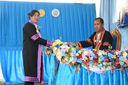 พิธีมอบใบประกาศนียบัตรแก่ผู้สำเร็จการศึกษา นักเรียนโรงเรียนผู้สูงอายุเทศบาลตำบลท่าเชียงทอง