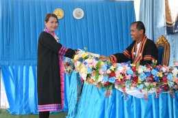 พิธีมอบใบประกาศนียบัตรแก่ผู้สำเร็จการศึกษา นักเรียนโรงเรียนผู้สูงอายุเทศบาลตำบลท่าเชียงทอง