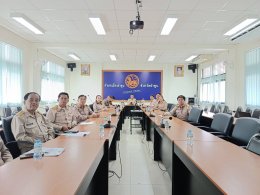 เข้าร่วมการประชุมขับเคลื่อนภารกิจสำคัญของกระทรวงมหาดไทย ผ่านระบบวีดิทัศน์ทางไกล (VCS) 