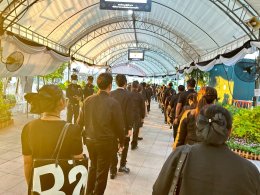 เข้าเฝ้าฯกราบถวายบังคมพระบรมศพ สมเด็จพระนางเจ้าสิริกิติ์ พระบรมราชินีนาถ พระบรมราชชนนีพันปีหลวง ในนามพสกนิกรจังหวัดลำพูน เป็นครั้งที่ 2