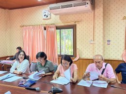 เข้าร่วมประชุมการจัดทำแผนสุขภาพชุมชน/แผนสุขภาพกองทุนหลักประกันสุขภาพเทศบาลตำบลท่าเชียงทอง