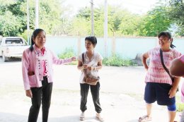 ลงพื้นที่ตรวจเยี่ยมโครงการซ่อมแซมอาคารจัดเก็บของหมู่ที่ 1