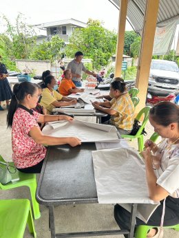 เปิดโครงการฝึกอบรมการประกอบอาชีพต่างๆ และพัฒนาอาชีพ ประจำปีงบประมาณ พ.ศ.2567 "ส่งเสริมอาชีพการสร้างแบบตัดเย็บกางเกงขาสั้นและกระโปรงกางเกง"