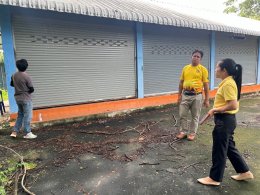 ลงพื้นที่สำรวจโครงการก่อสร้างอาคารโดมอเนกประสงค์สุสานบ้านแม่ทาหลง - ท่าศาลา หมู่ที่ 9